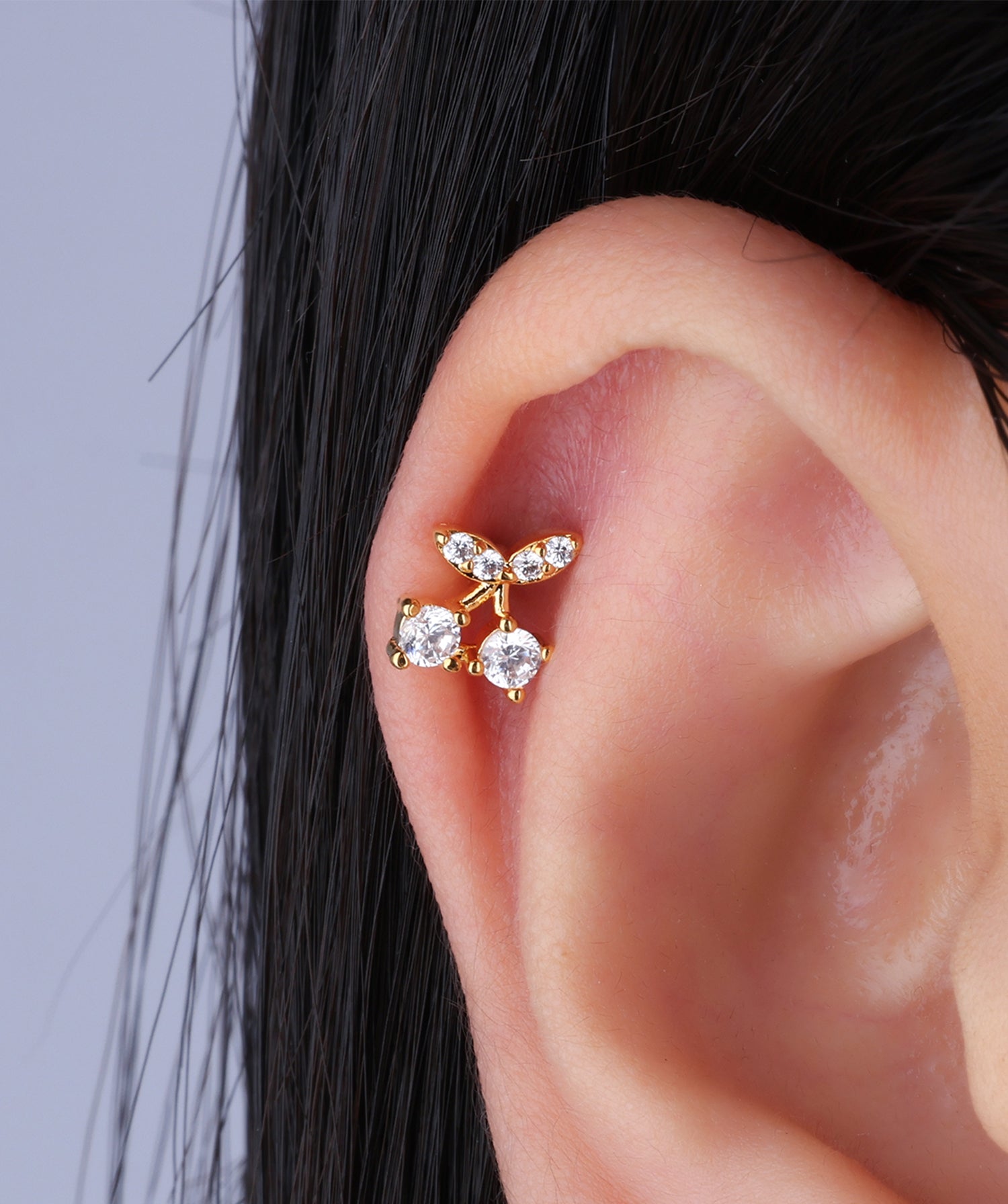 Cute Cherry Stud - OumoJewelry