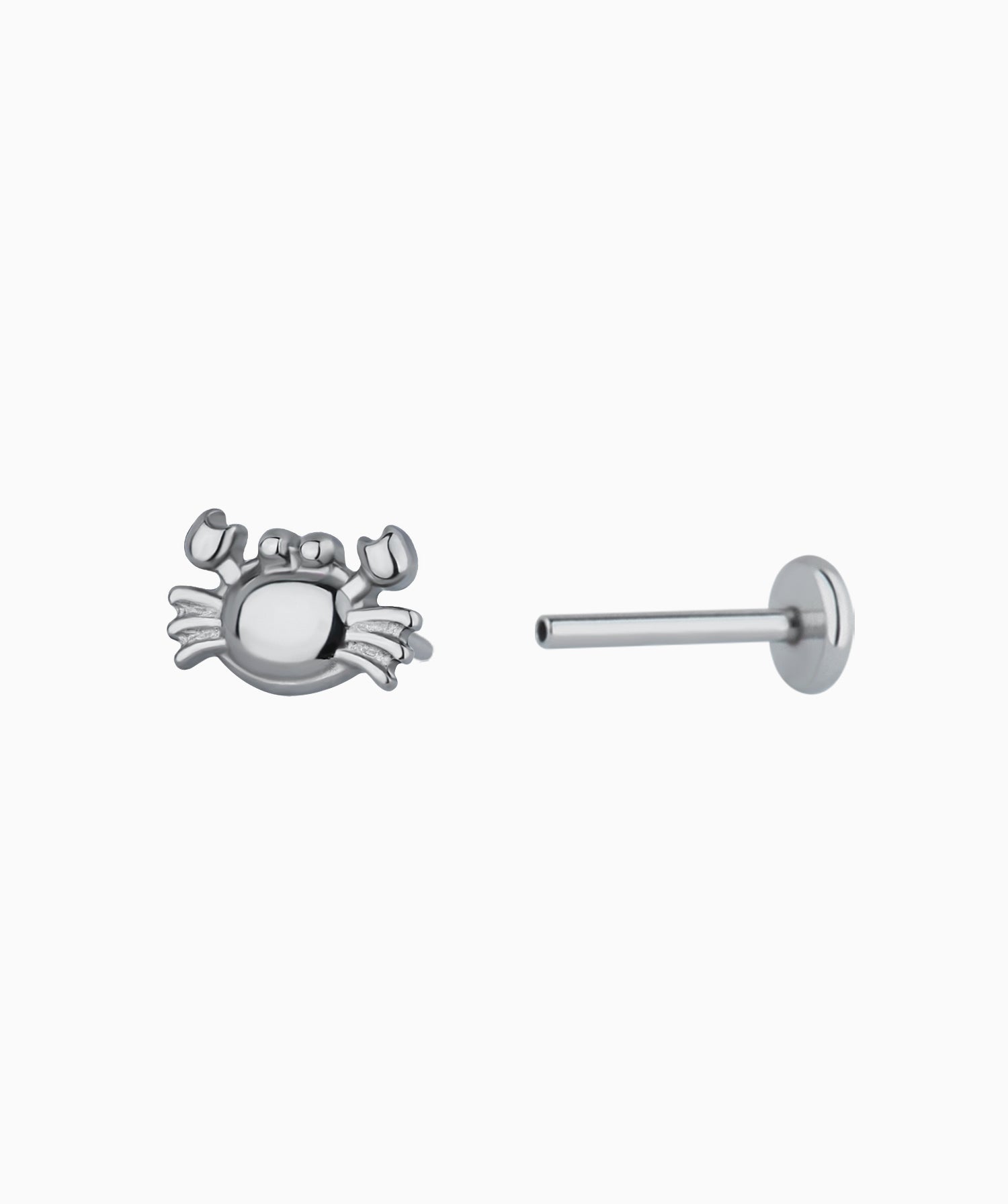 🦀Titanium Crab Flatback Stud - OumoJewelry