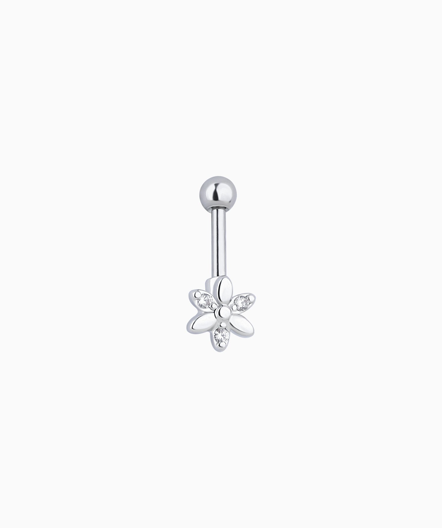 Flower Vertical Helix Stud - OumoJewelry