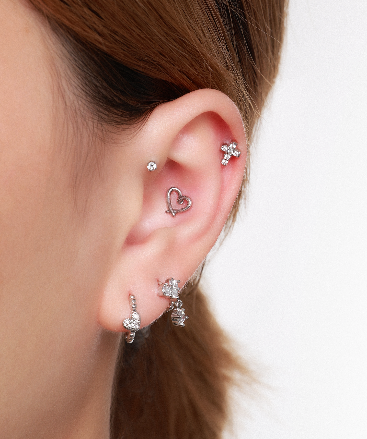 Petite Cross Stud - OumoJewelry
