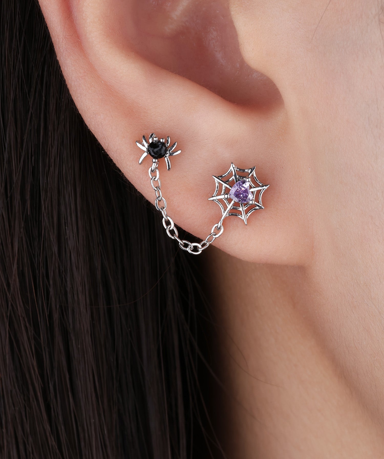 Spider & Cobweb Chain - OumoJewelry