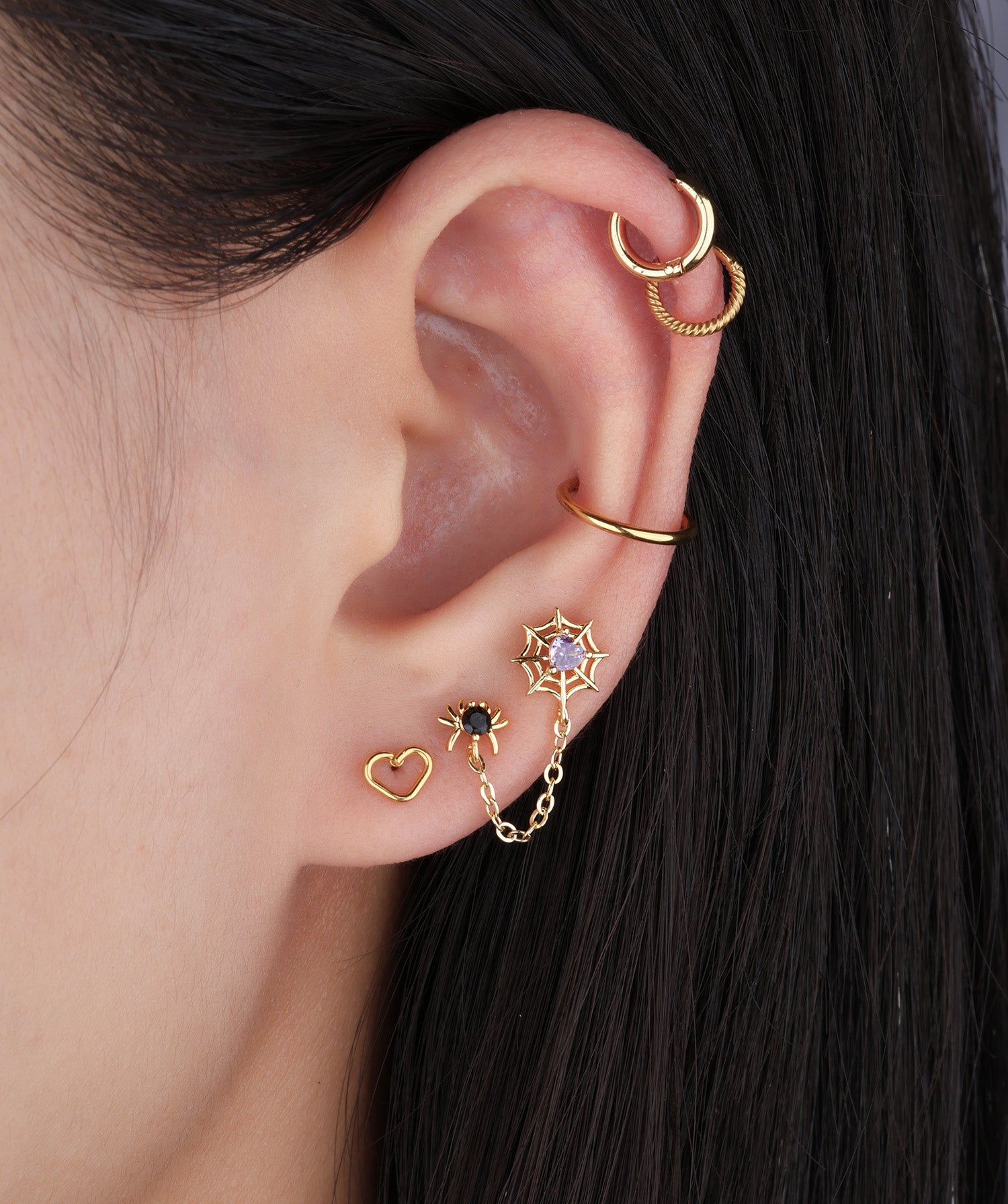 Spider & Cobweb Chain - OumoJewelry