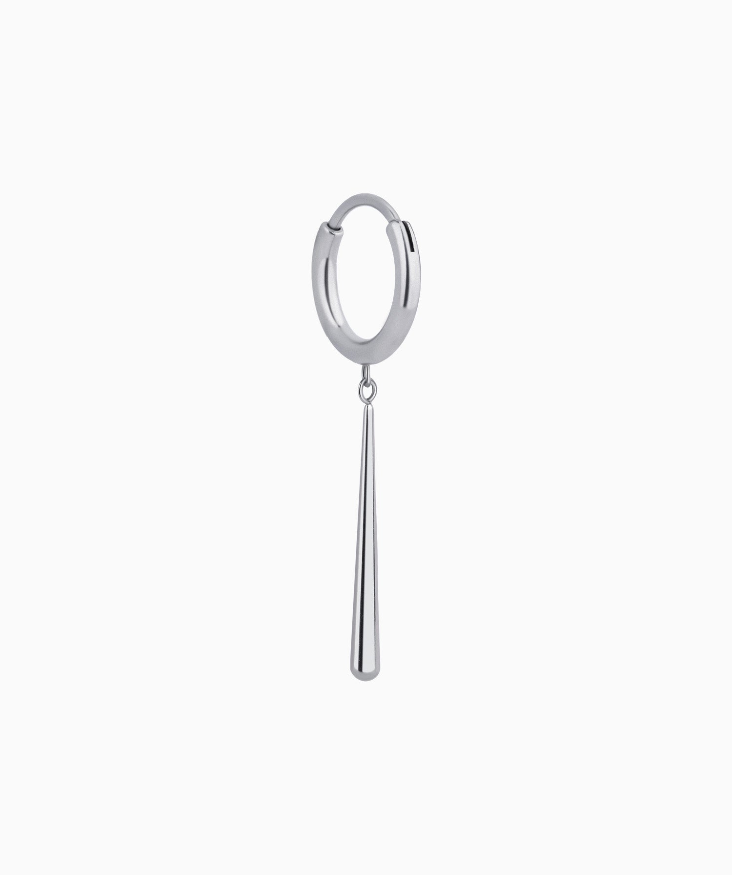Titanium Waterdrop Hoop - OumoJewelry