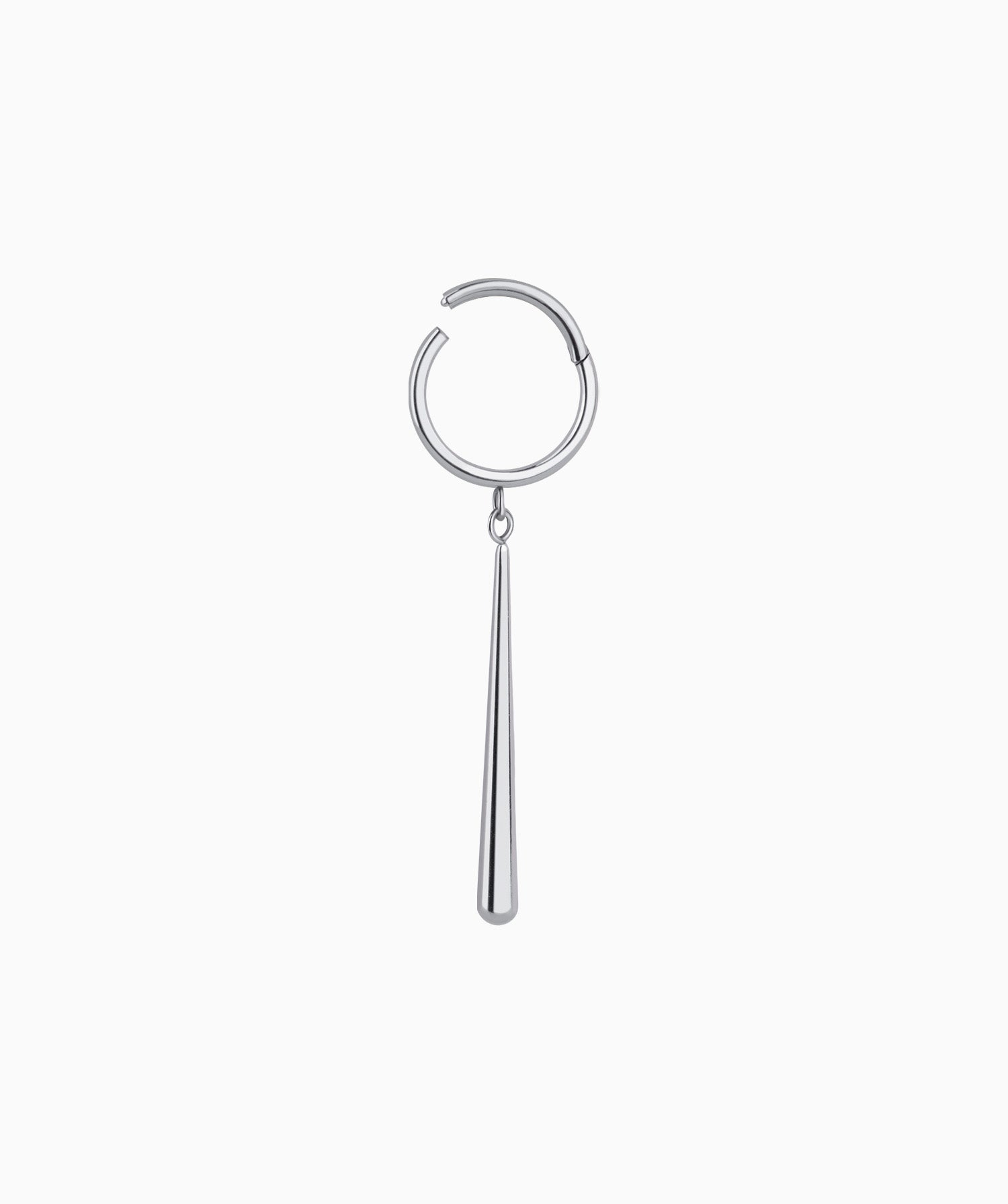 Titanium Waterdrop Hoop - OumoJewelry