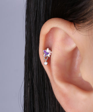 Star Gem Drop - OumoJewelry