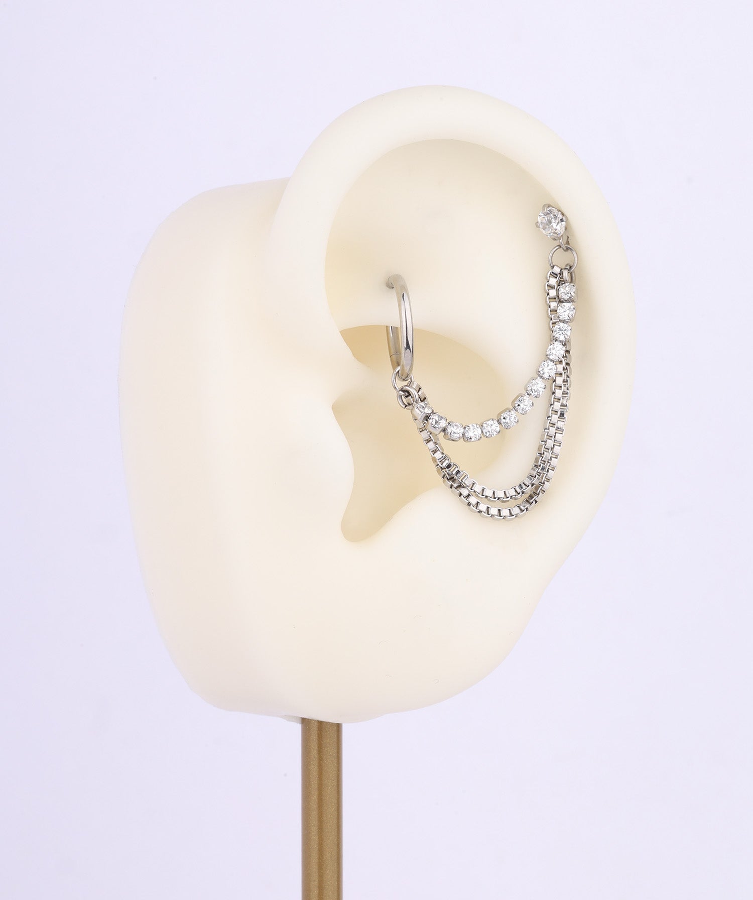 Sparkling Triple Chain - OumoJewelry