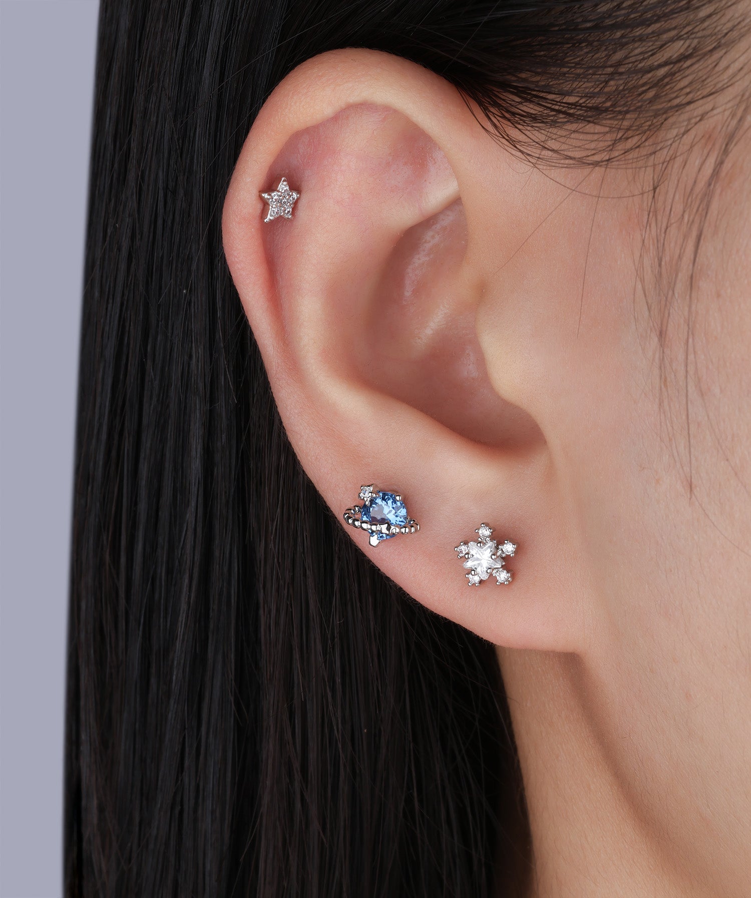 Charm Planet Stud 🪐 - OumoJewelry
