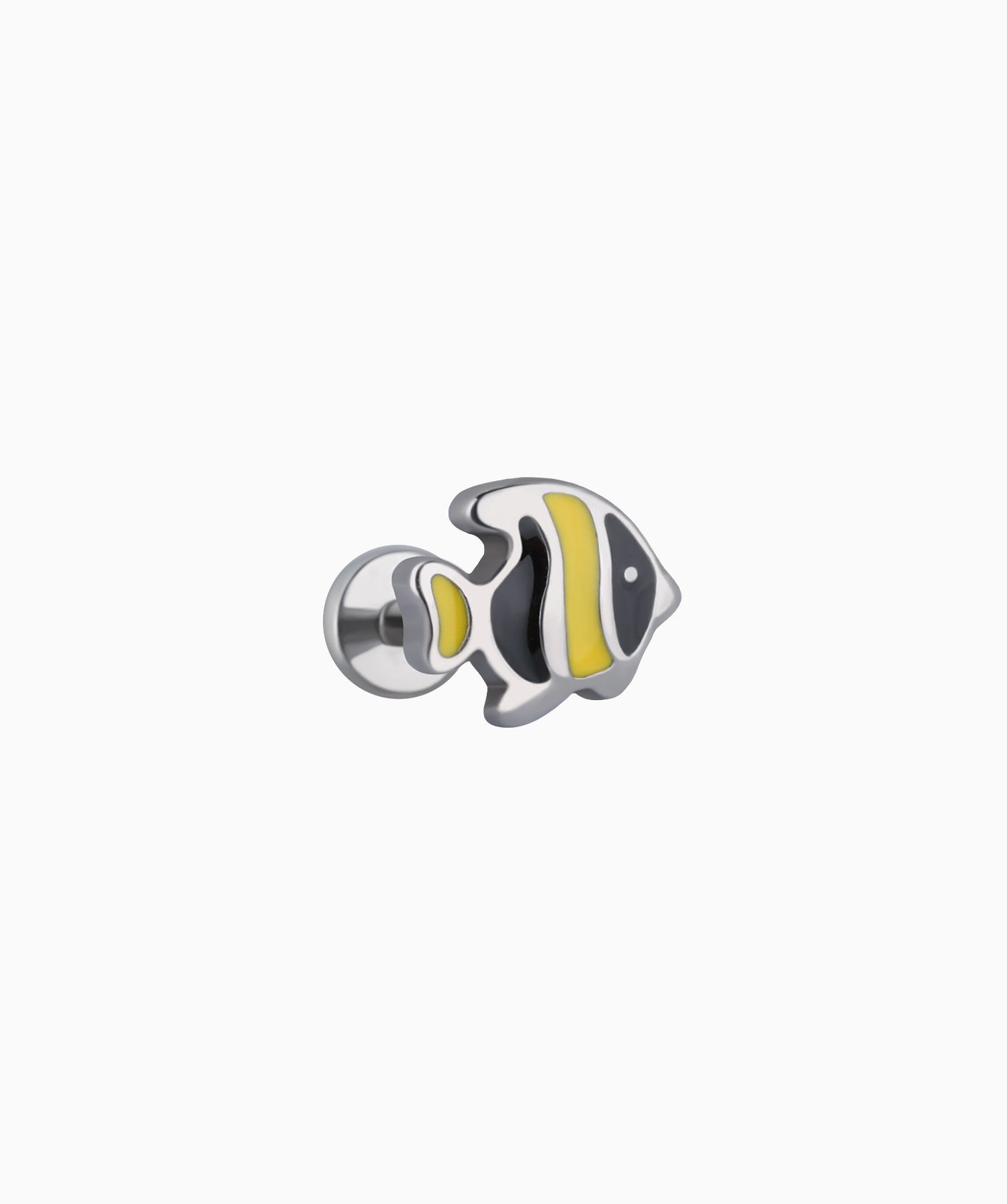 Enamel Fish Flatback Stud - OumoJewelry