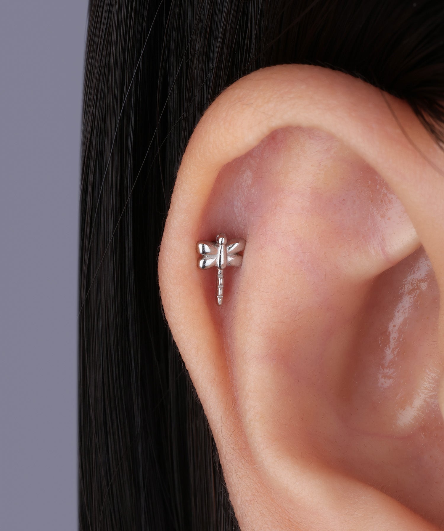 Dragonfly Flatback Stud - OumoJewelry