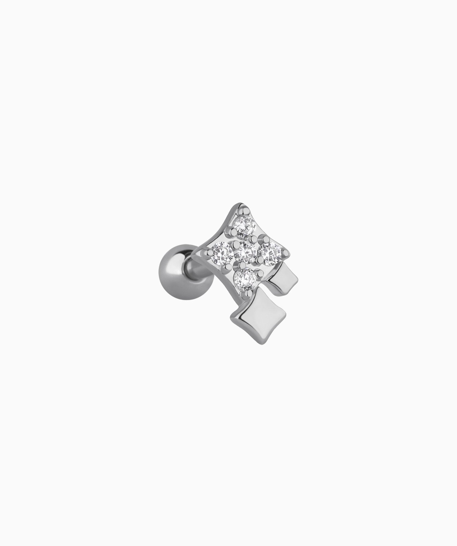 Four Pointed Star Stud - OumoJewelry