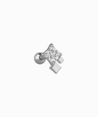 Four Pointed Star Stud - OumoJewelry