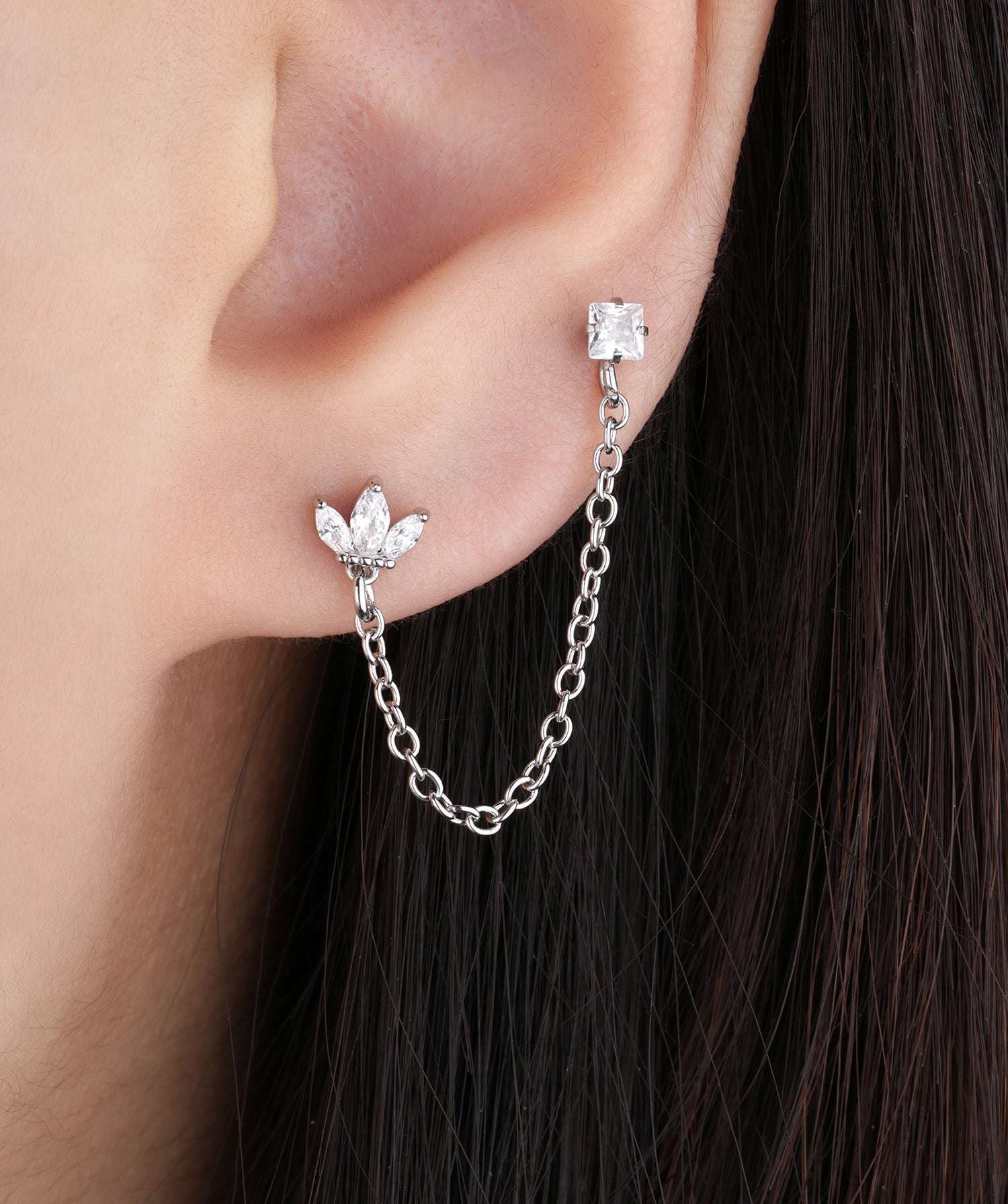 Marquise Crown Chain - OumoJewelry