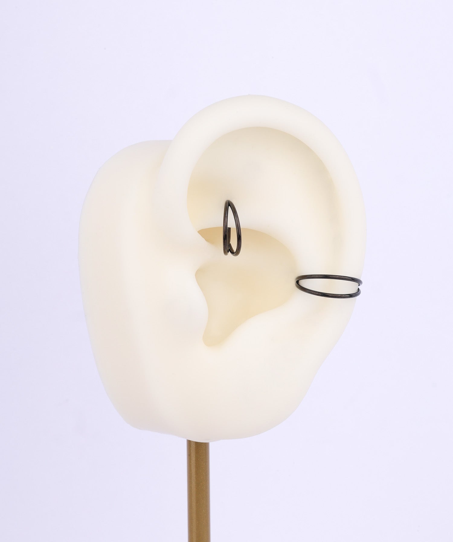 Basic Double Layer Clicker Hoop - OumoJewelry