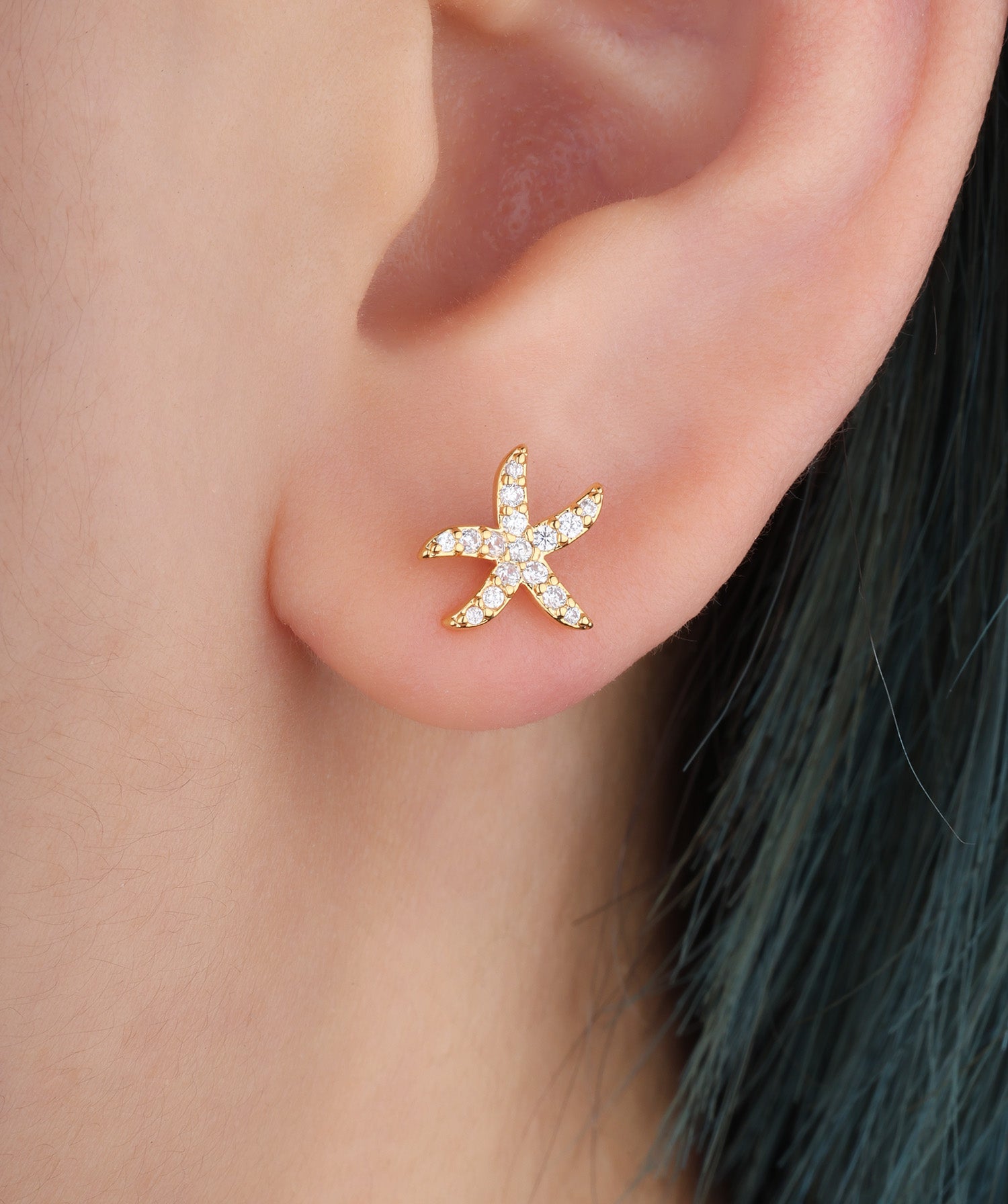 Funny Starfish Stud - OumoJewelry