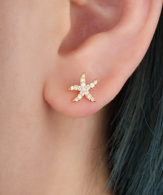 Funny Starfish Stud - OumoJewelry