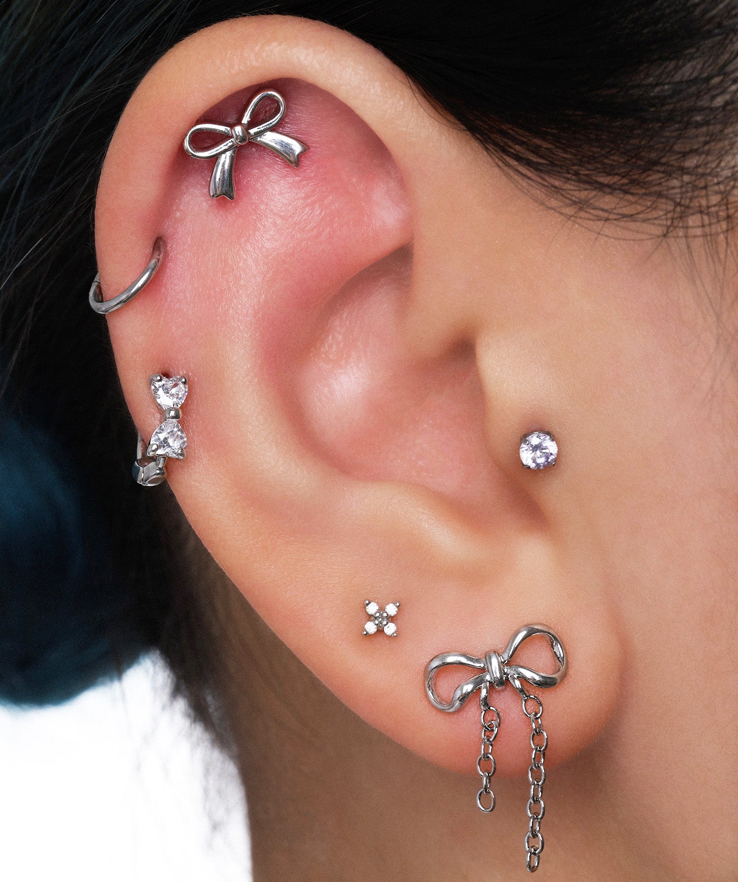 Sweet Bow Stud - OumoJewelry