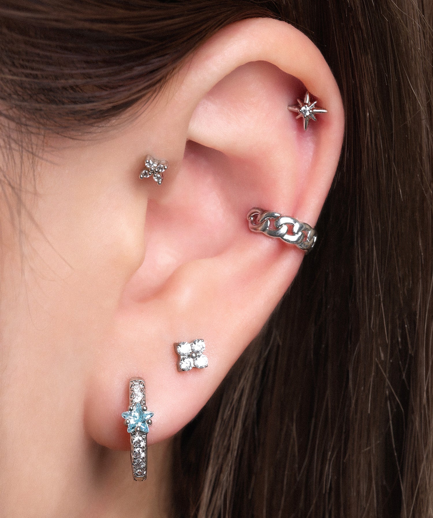 Starry Hoop - OumoJewelry