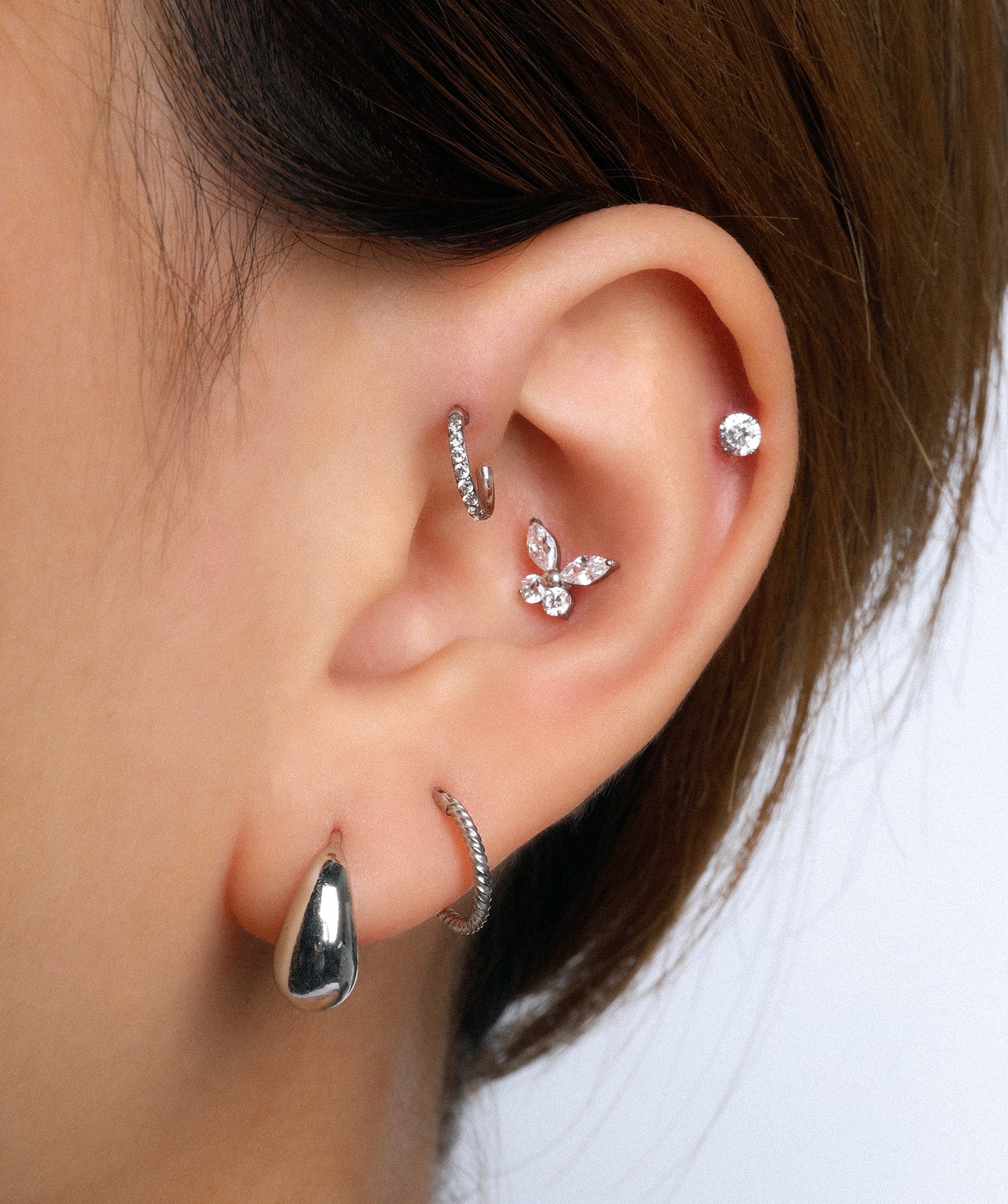 Drop Hoops - OumoJewelry