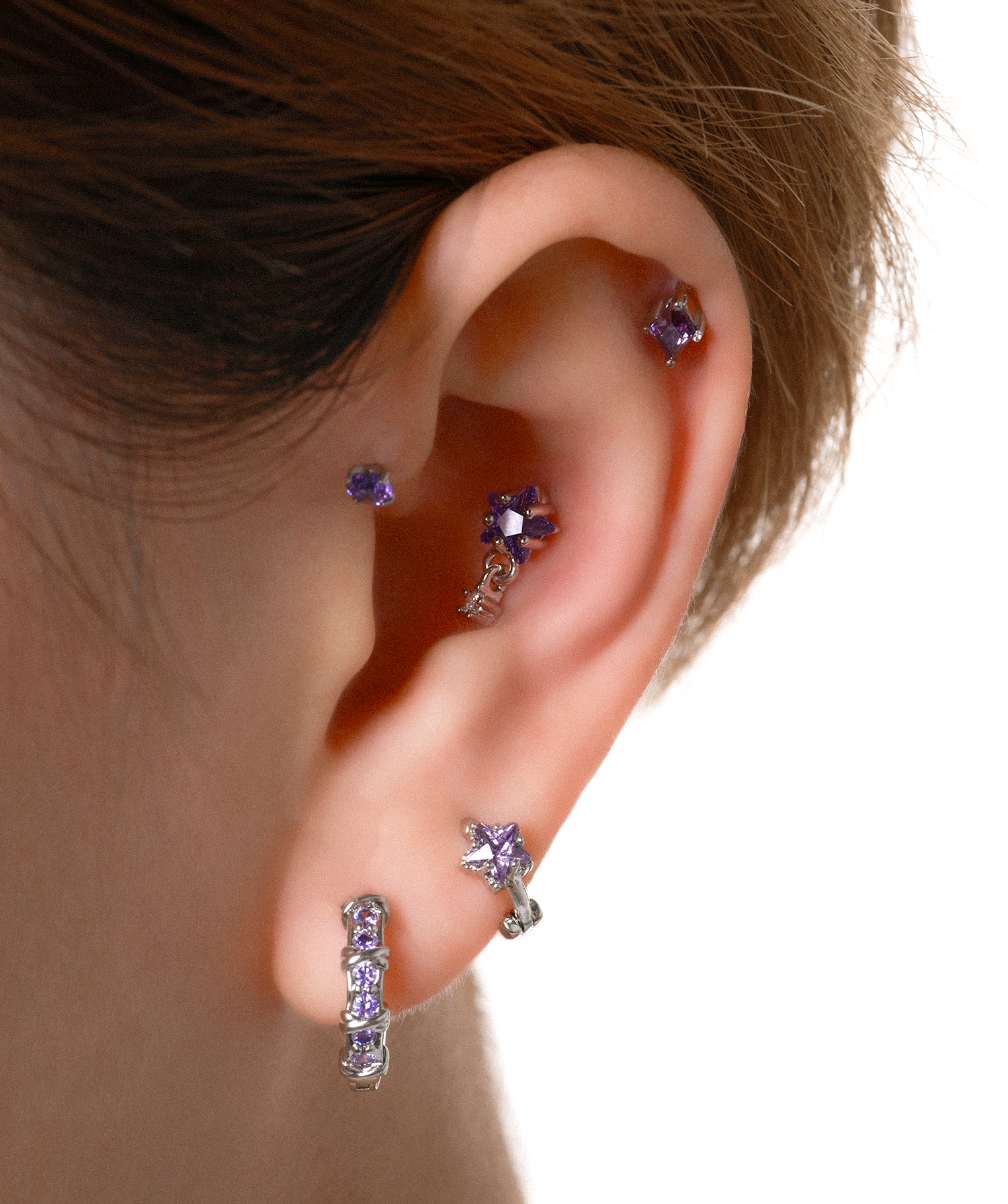 Gem Stud - OumoJewelry