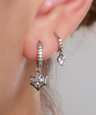 Bat Dangle Hoop - OumoJewelry
