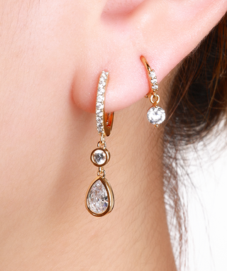 Stellar Dangle Hoops - OumoJewelry