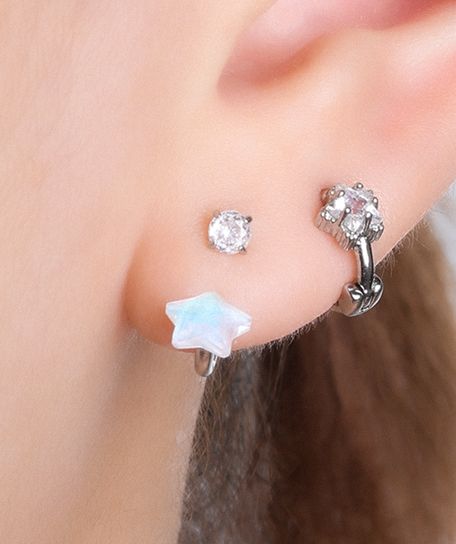 Candy Star Horseshoe Ring - OumoJewelry