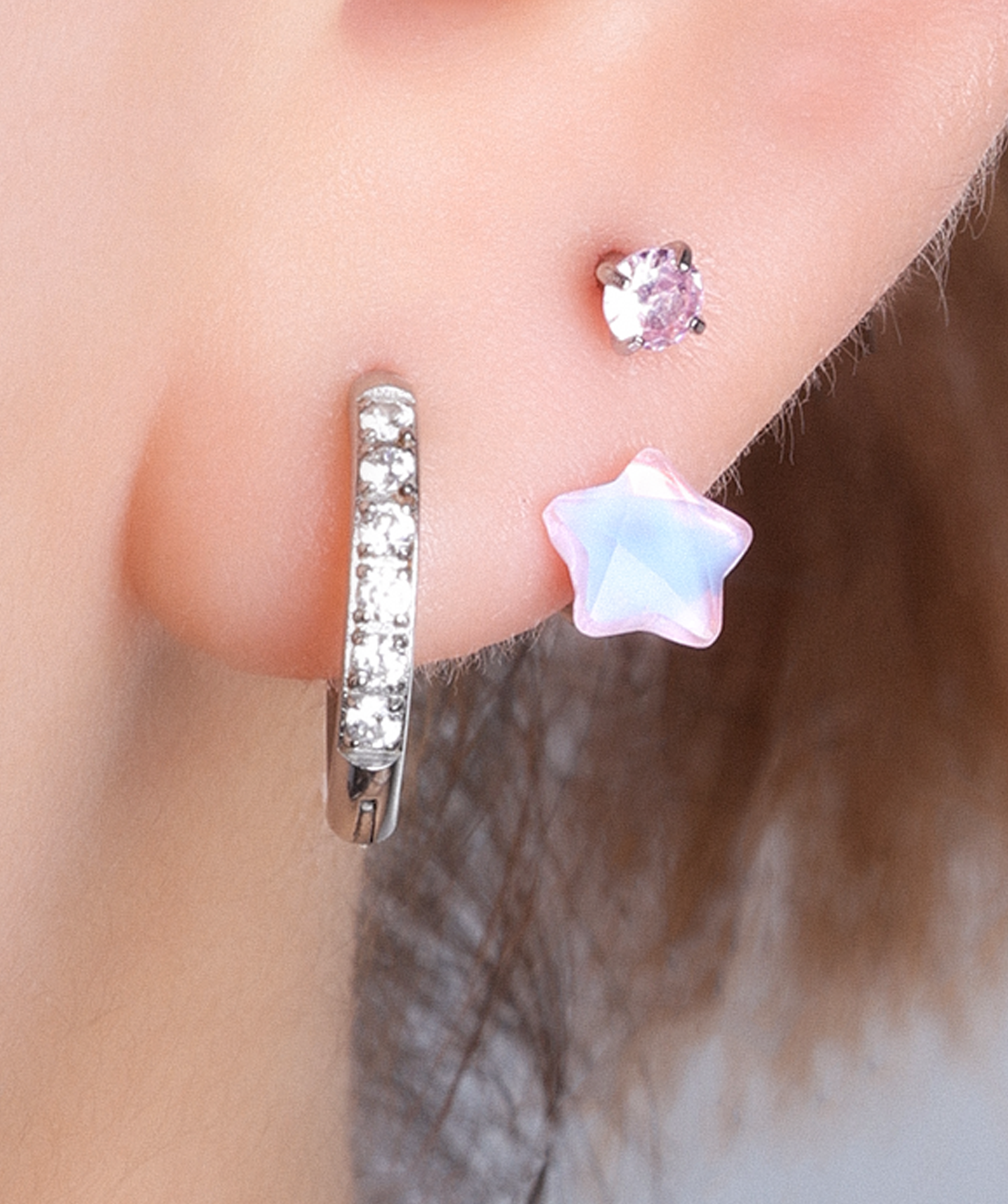 Candy Star Horseshoe Ring - OumoJewelry