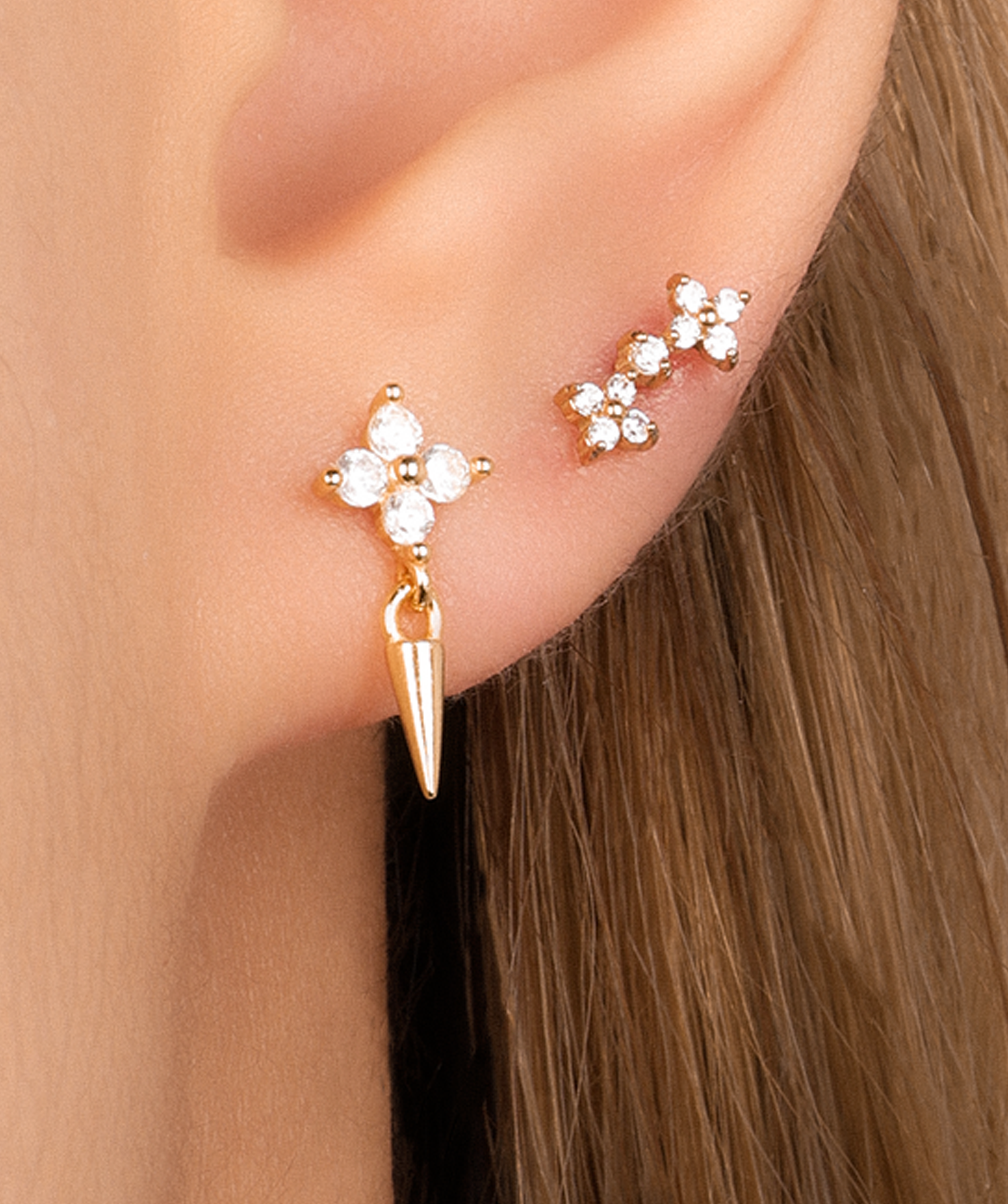 Spike Bloom Stud - OumoJewelry