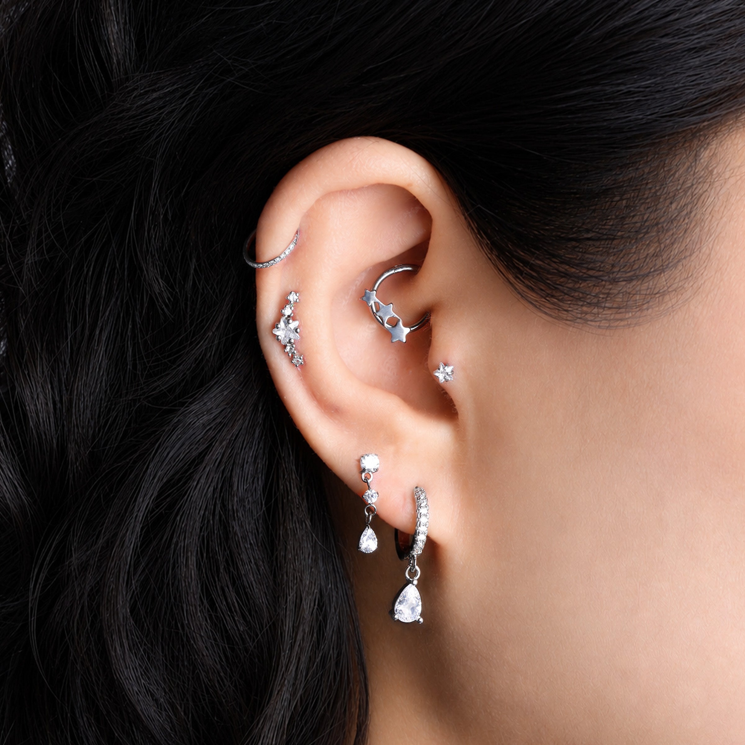 Titanium Eleni Stud