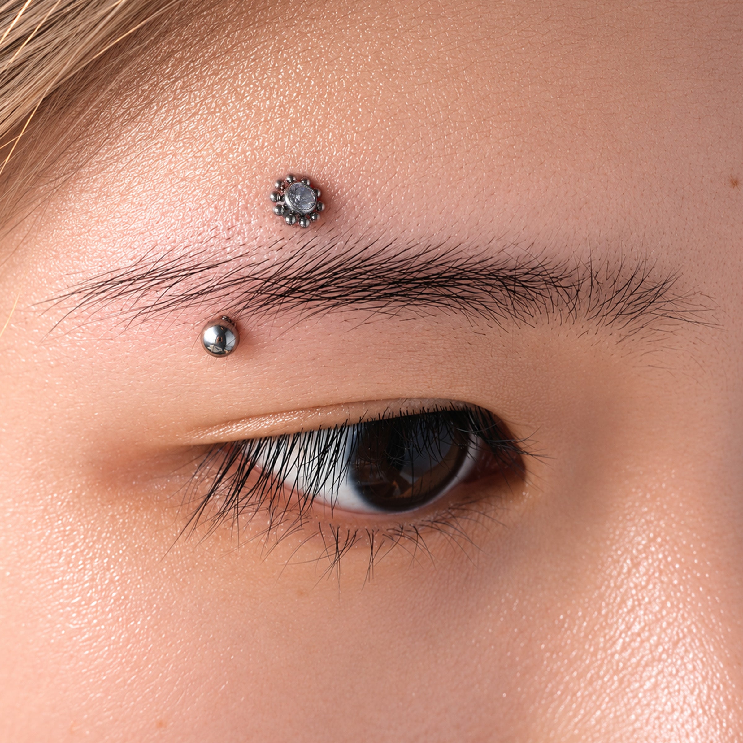 Titanium Sun Curved Barbell