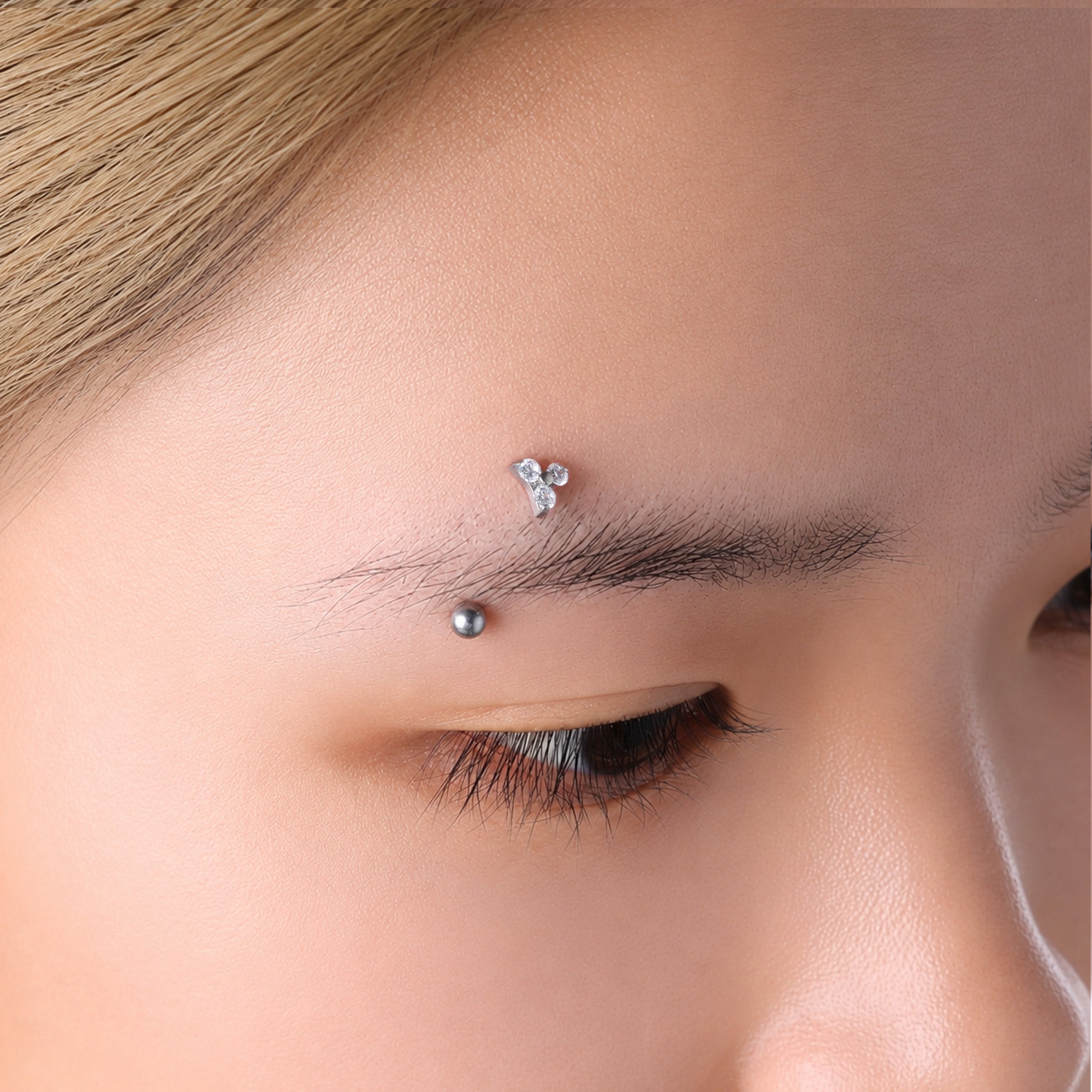 Titanium Rielle Curved Barbell