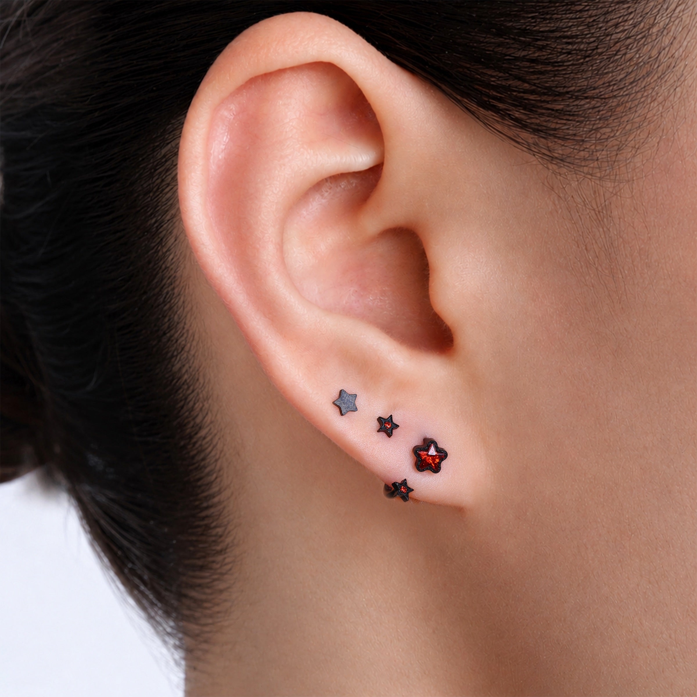 Titanium Star Stud