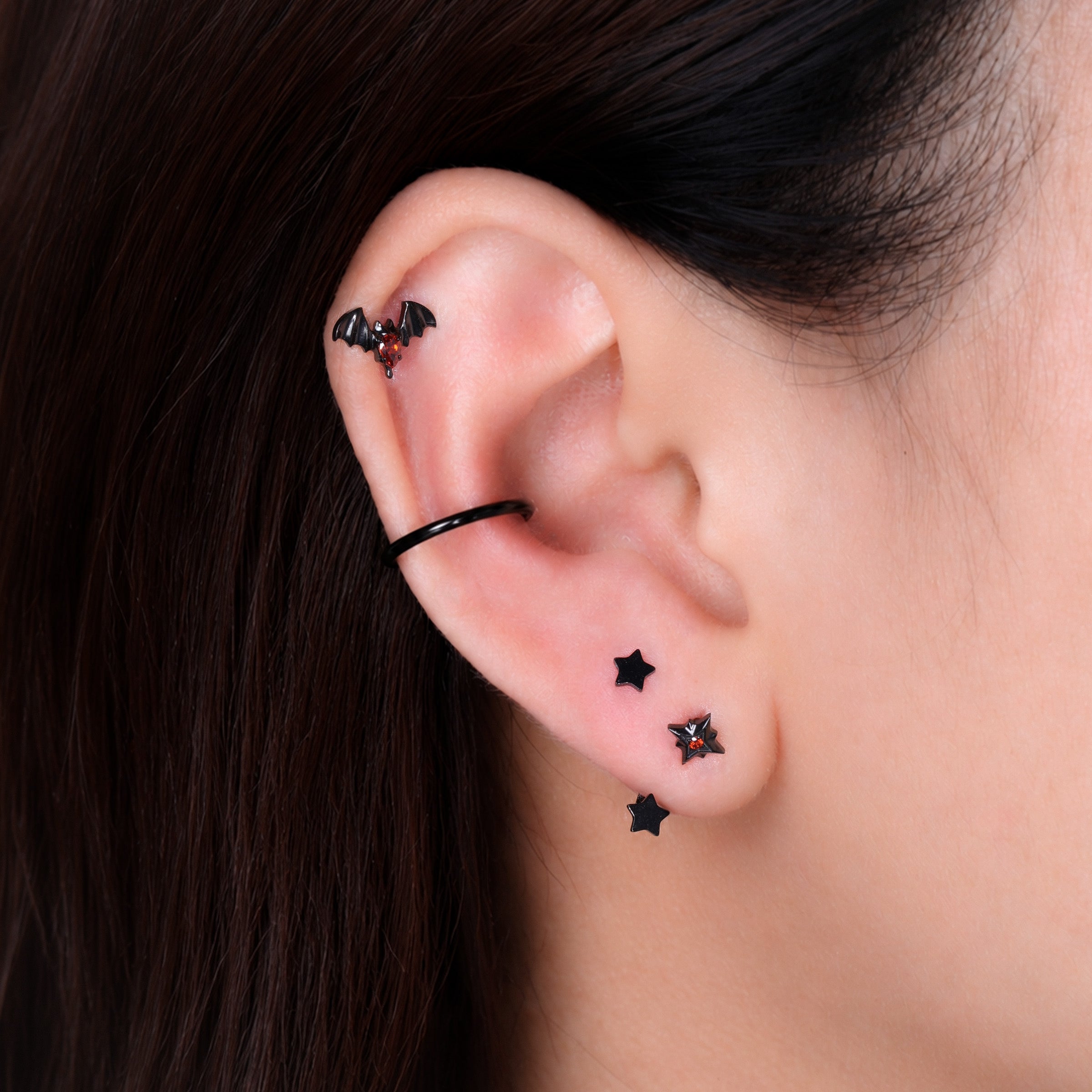 Titanium Star Stud