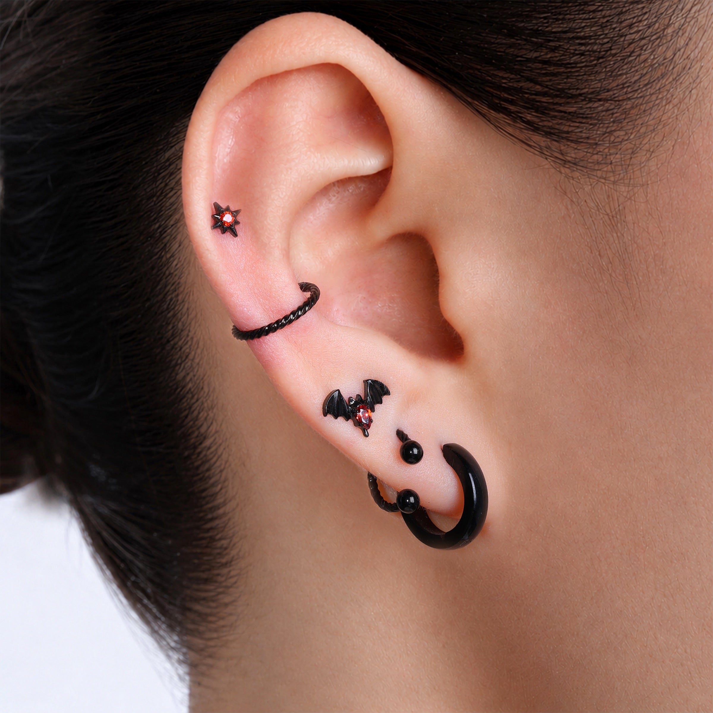 Titanium Raisa Star Stud