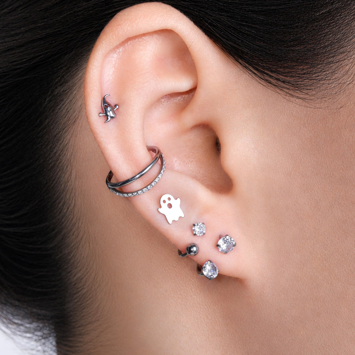 Titanium Calix Stud