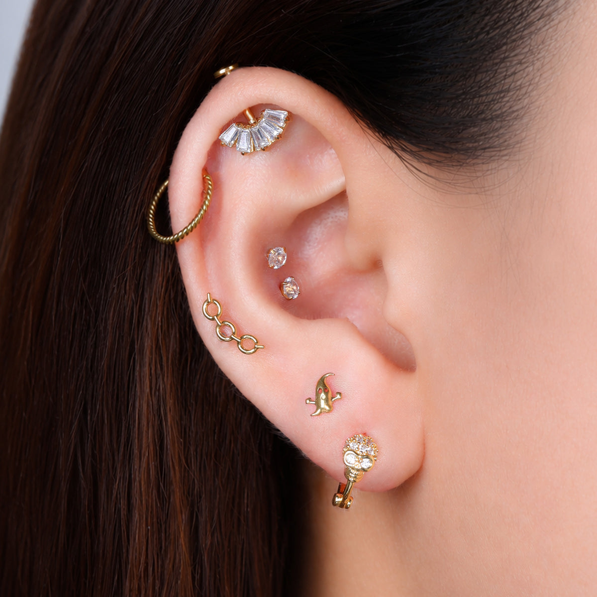 Titanium Calix Stud