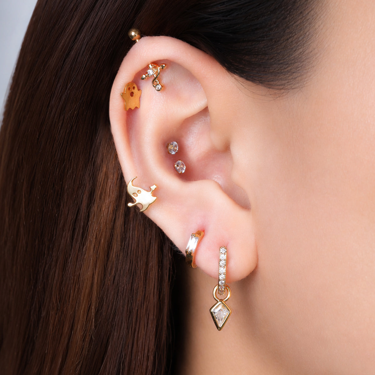 Titanium Violet Stud