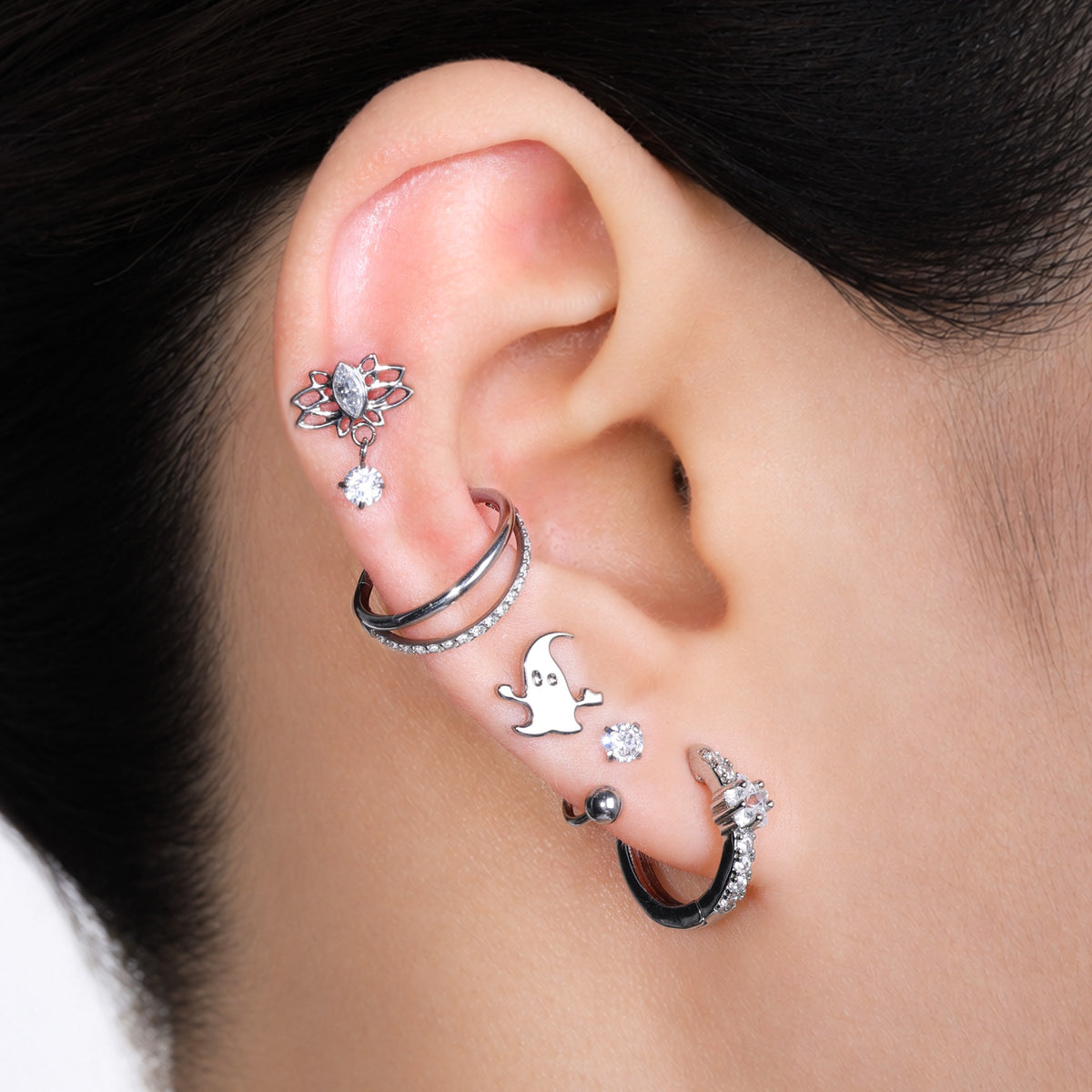 Titanium Violet Stud