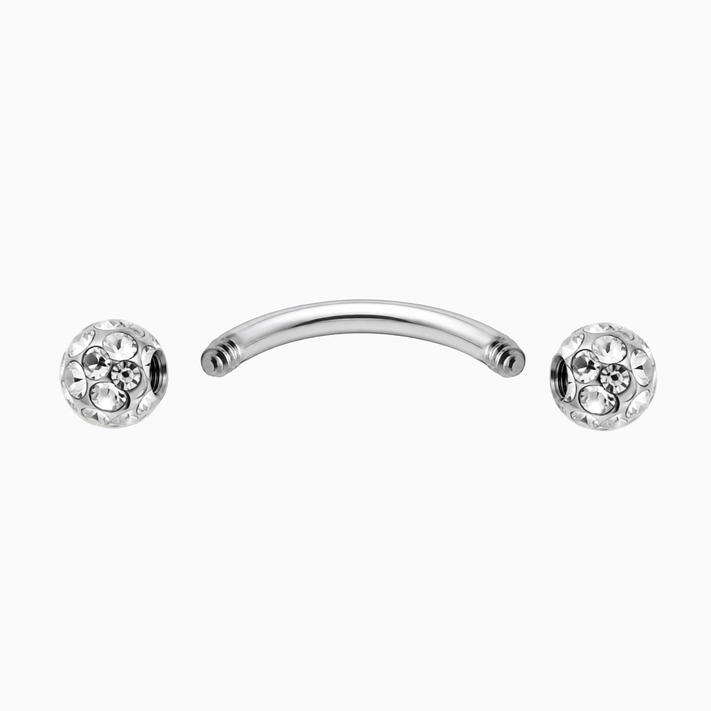 Charm Ball Curved Barbell