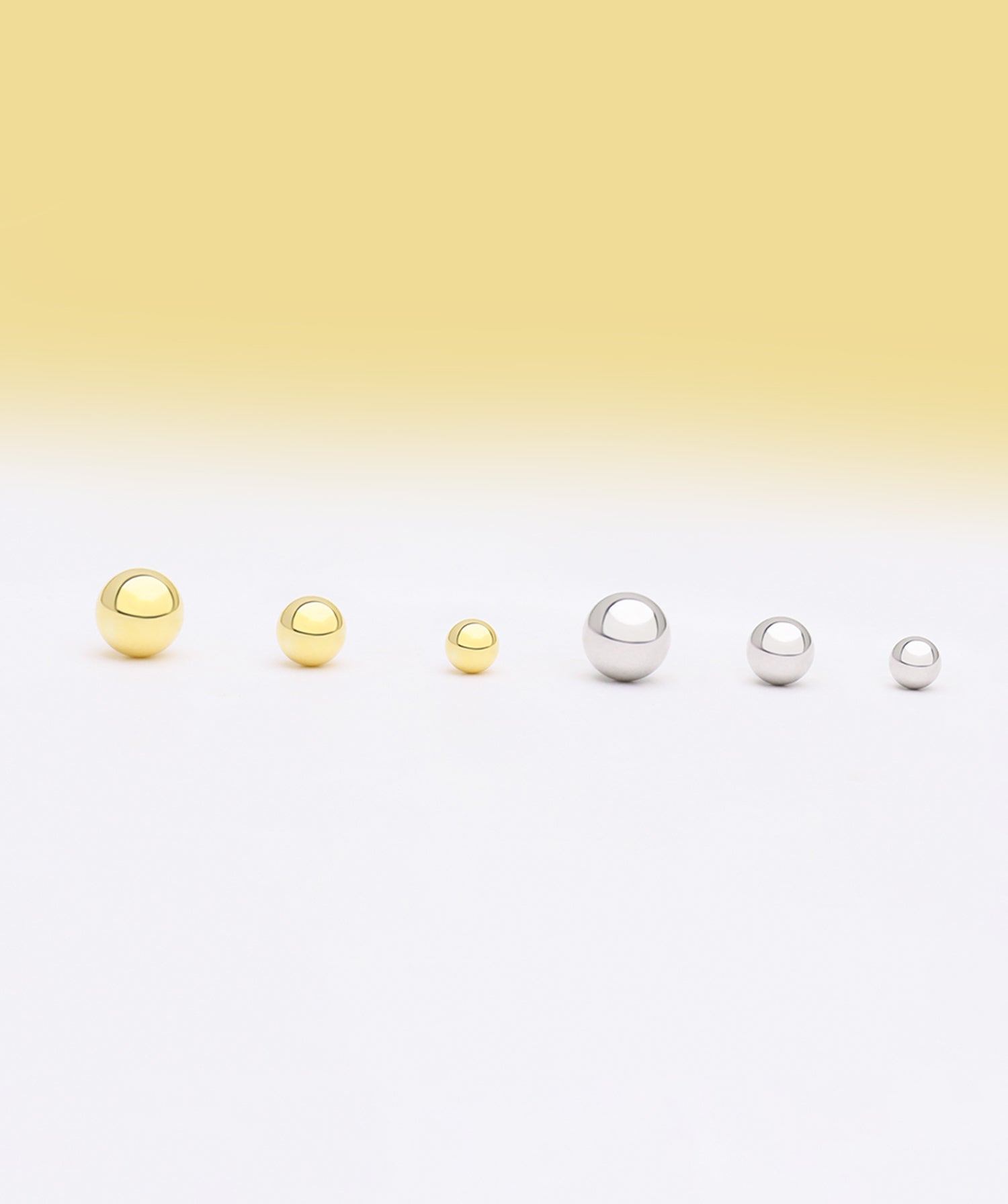 Basic Ball Flatback Stud - OumoJewelry
