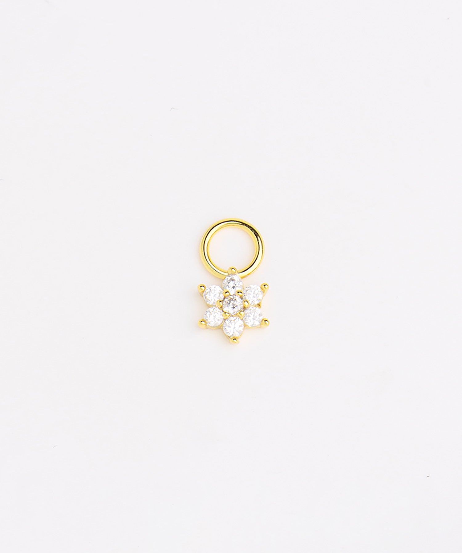 Shiny Flower Charm - OumoJewelry