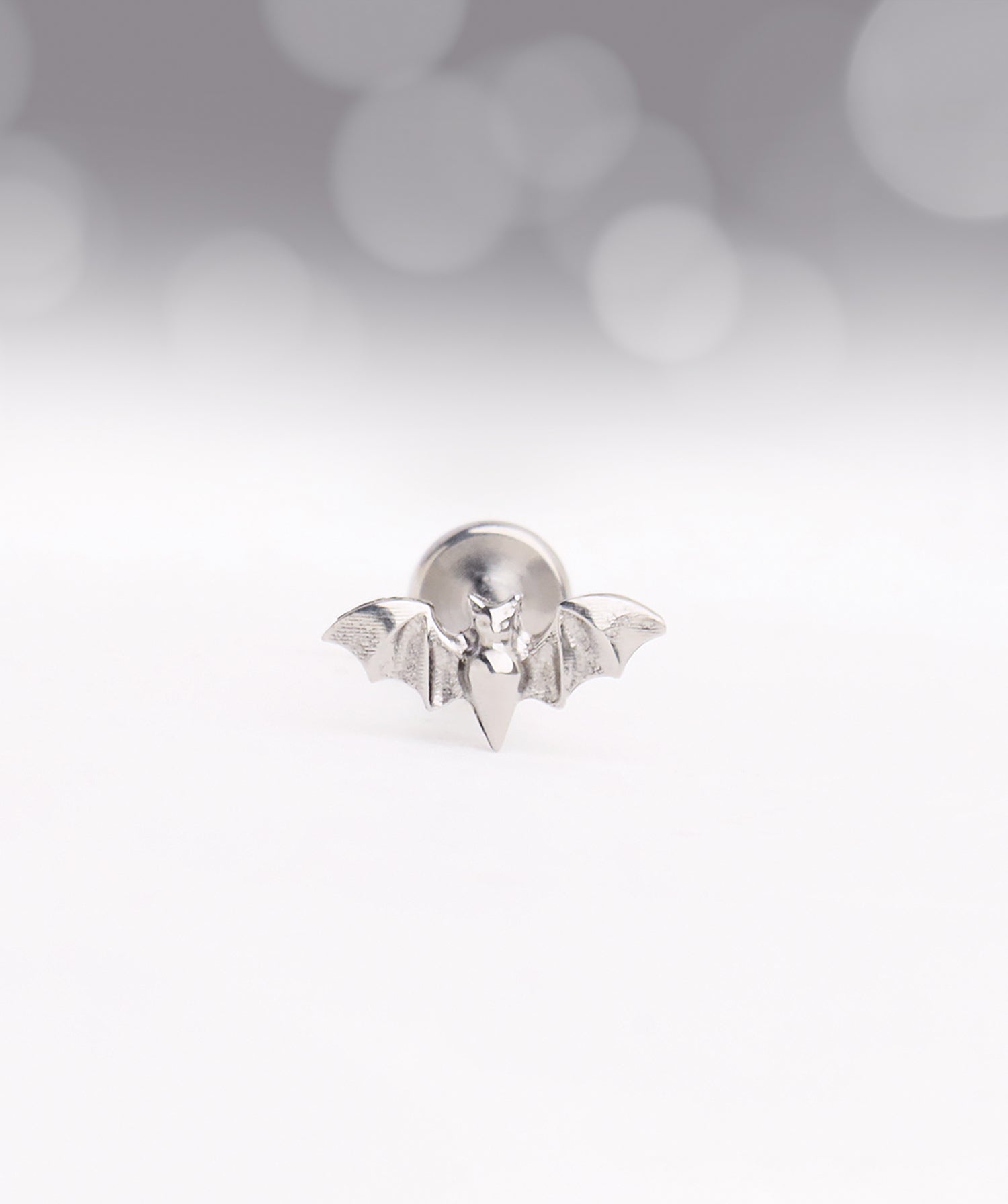 Titanium Bat Flatback Stud - OumoJewelry