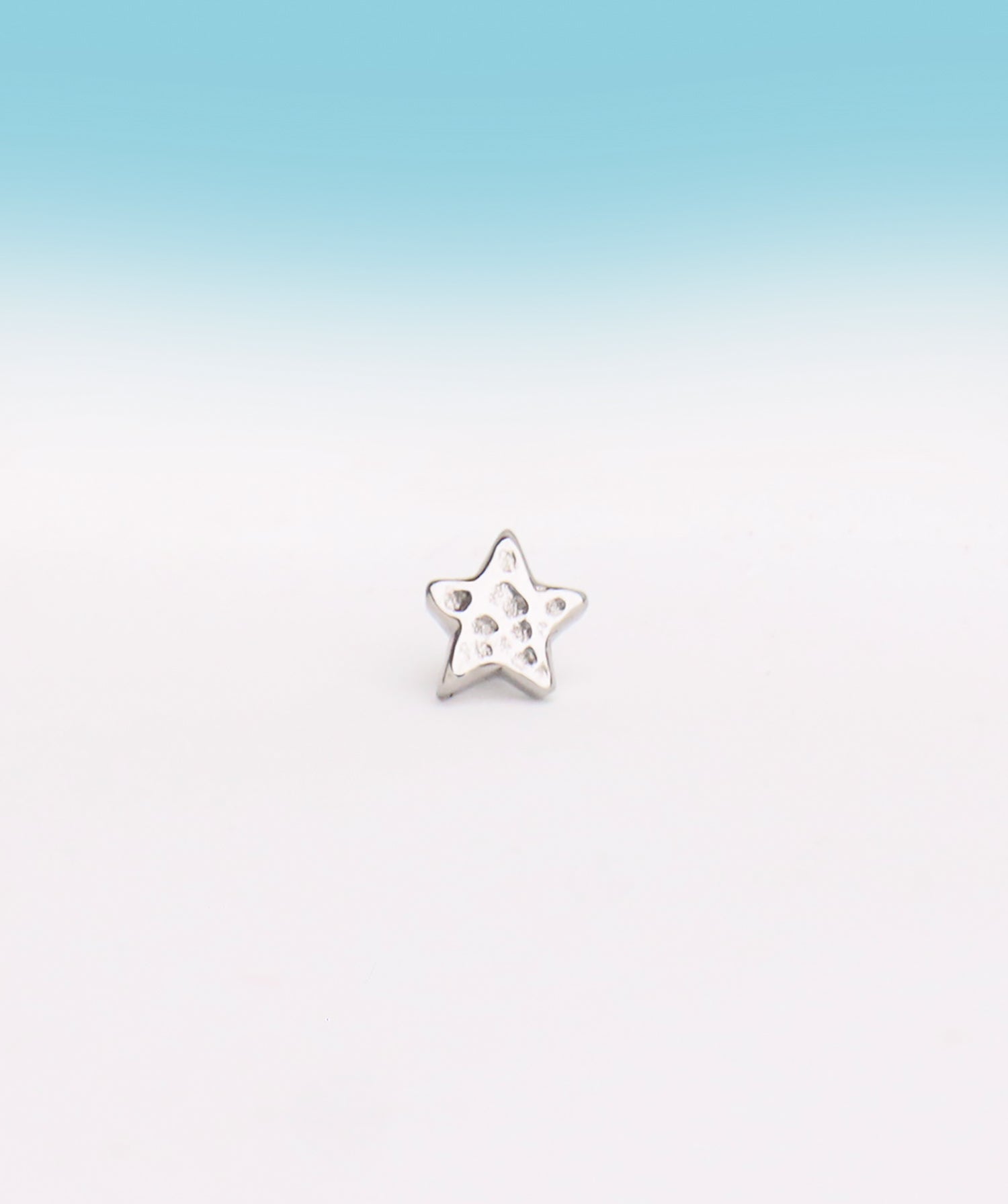 Titanium Star Flatback Stud - OumoJewelry