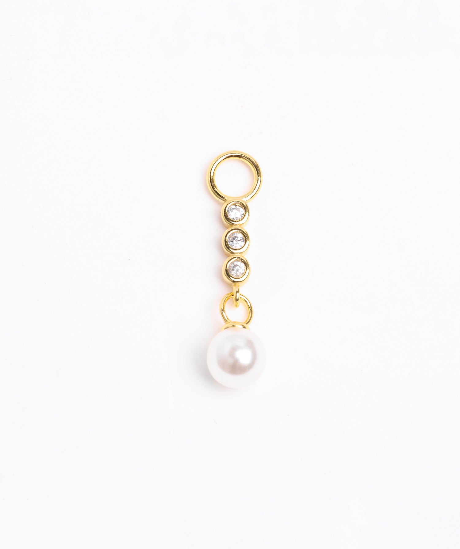 Elegant Pearl Dorp Charm - OumoJewelry