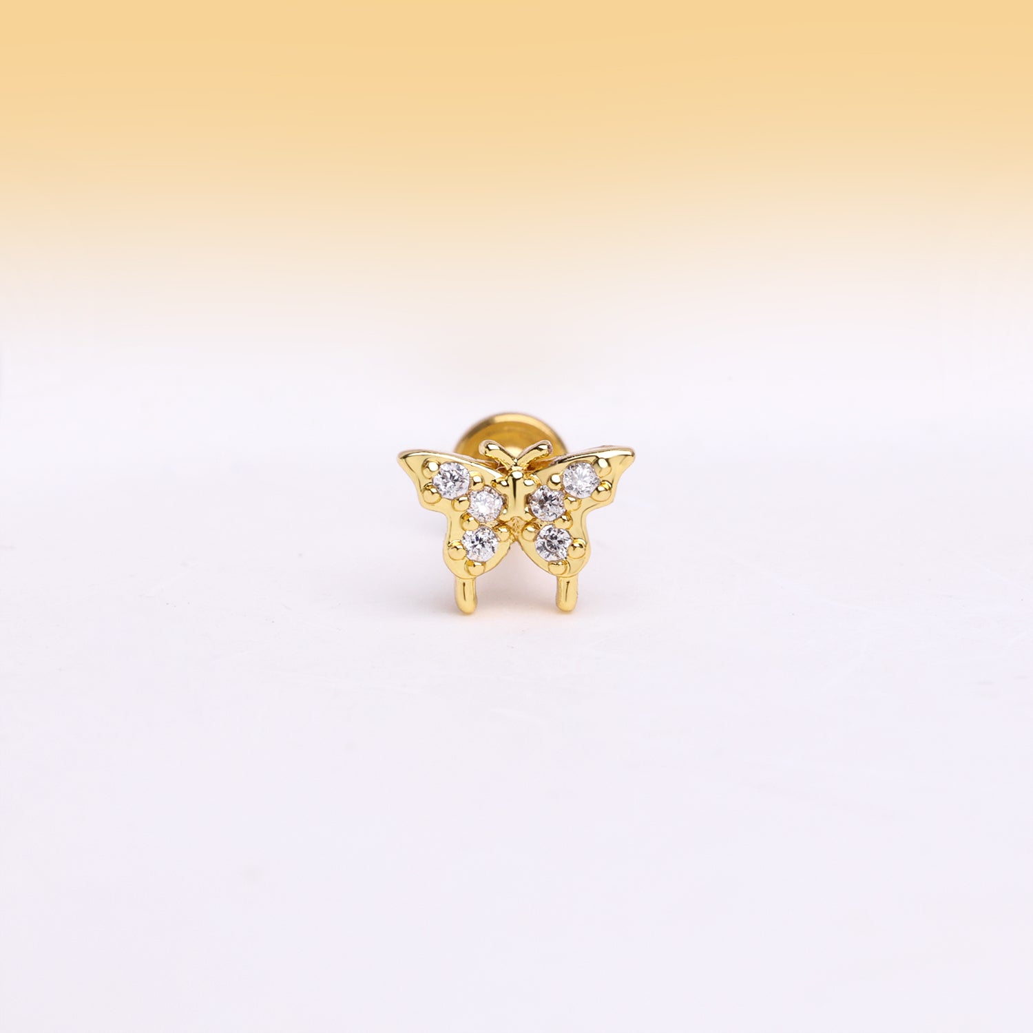 Cheerful Butterfly Stud - OhmoJewelry