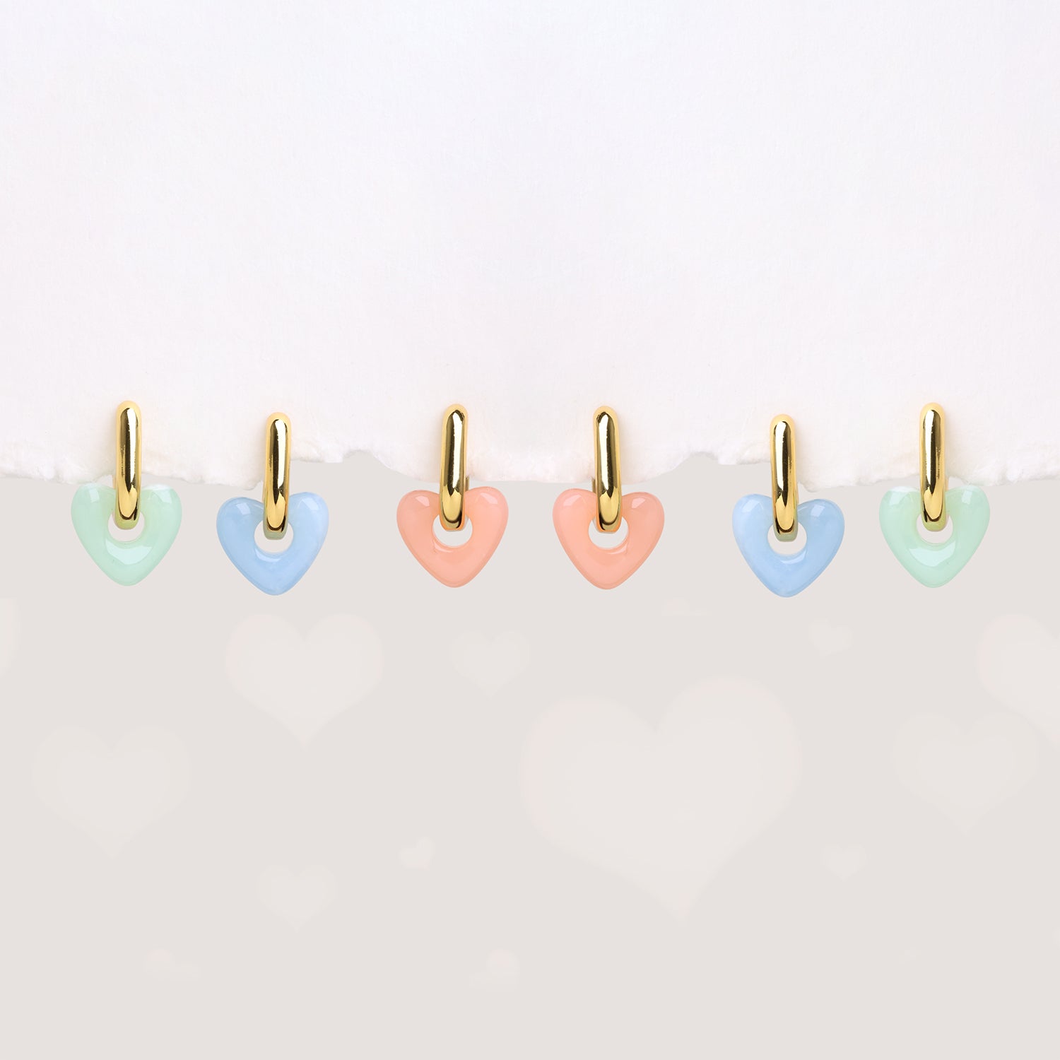 U-Shaped Love Drop Earrings - Brass - Oumo Jewelry