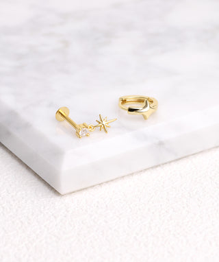 Octagonal Star Flatback Drop - OumoJewelry