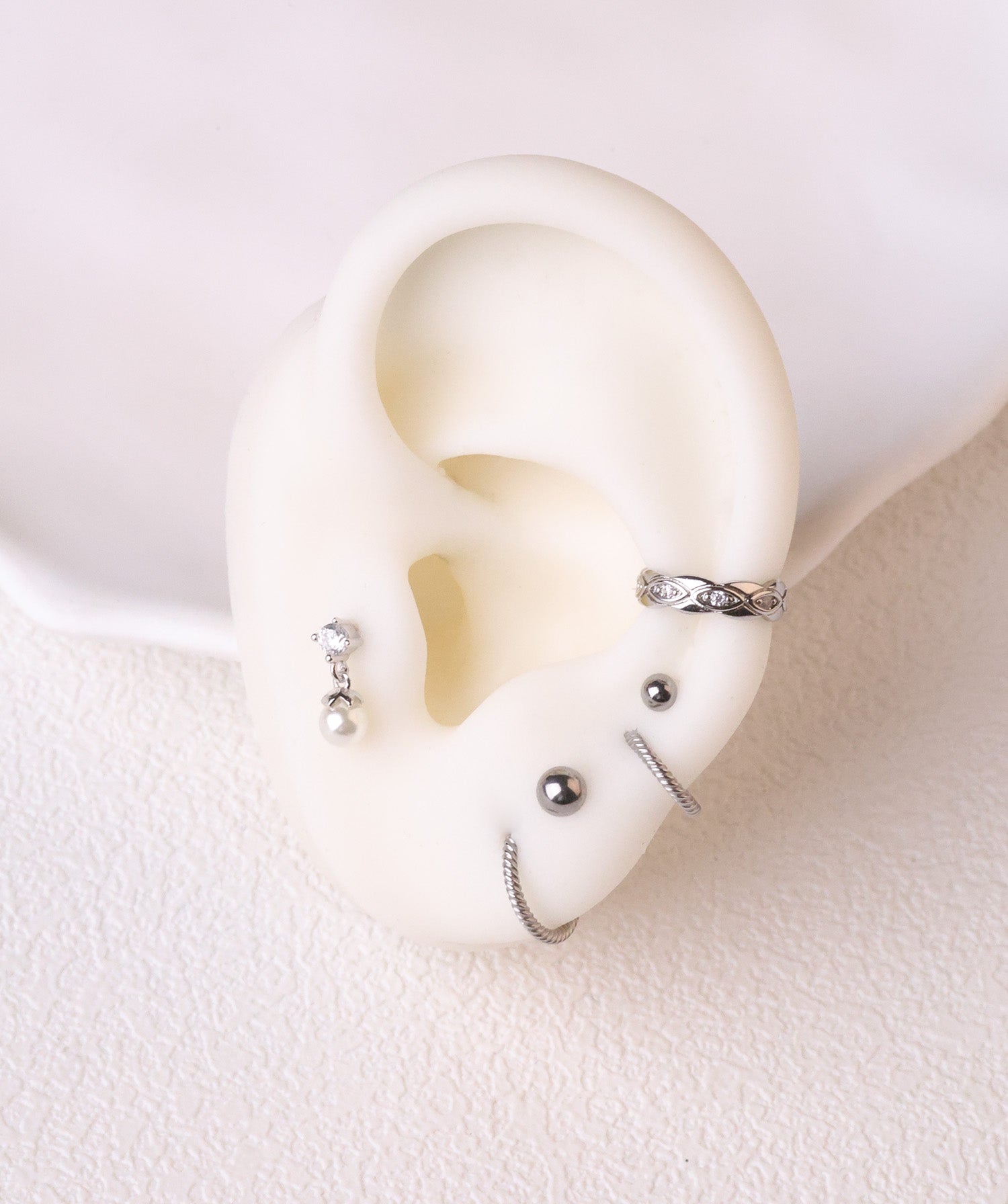 Titanium Simple Flatback Stud - OumoJewelry