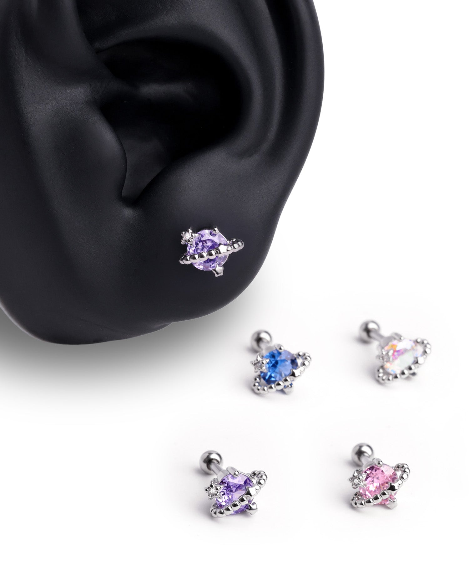 Charm Planet Stud 🪐 - OumoJewelry