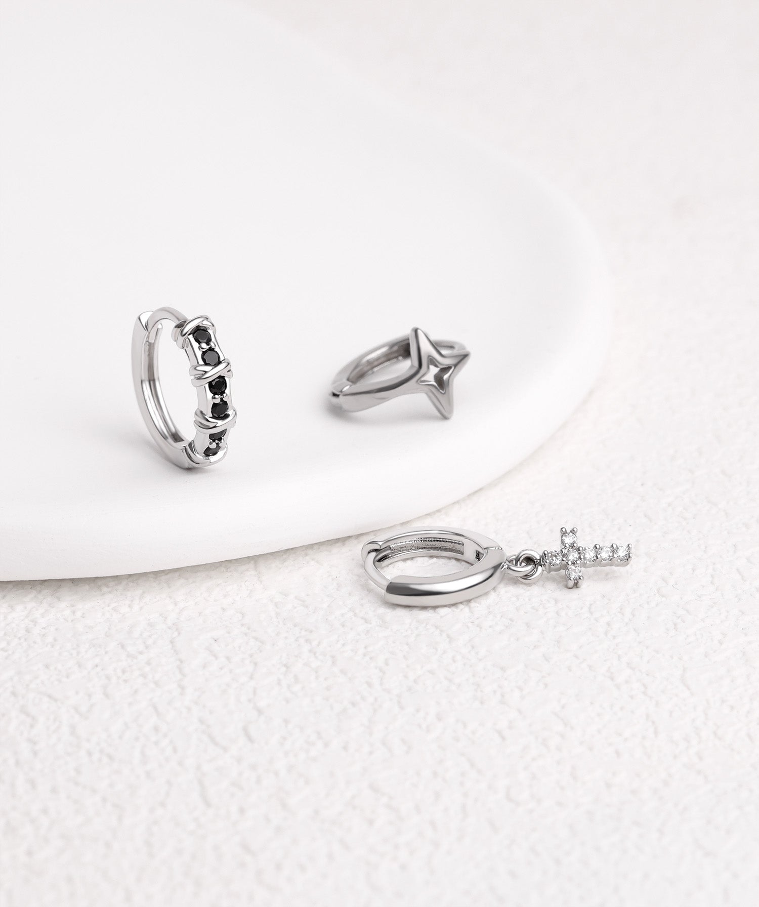 Charm Gems Hoop - OumoJewelry